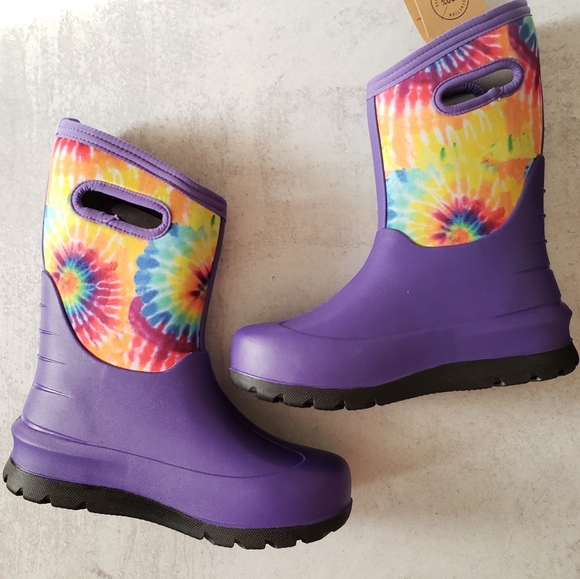 Bogs Neo Classic Tie Dye Insulated Waterproof Kids Youth - Picture 1 of 4